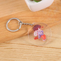 Double-sided transparent pattern cartoon BTS acrylic keychain